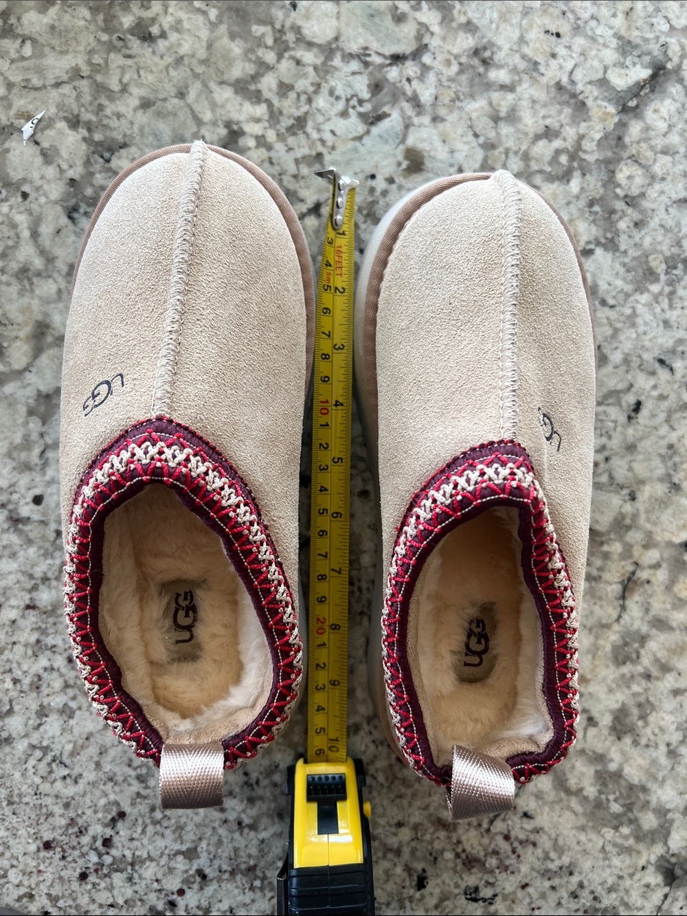 UGG slippers light tan
